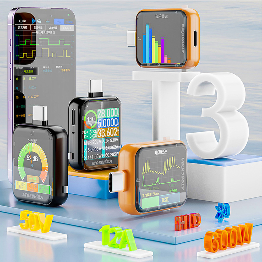 T3 Touch Control Gravity Senso - Usb Ammeter Tester recension och pris