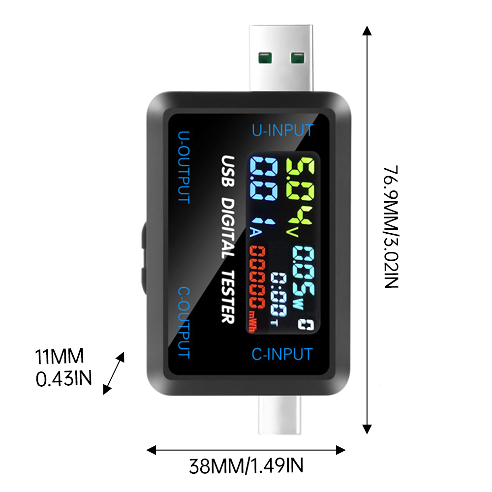 USB Tester 10 in 1 DC Digital  - Usb Ammeter Tester recension och pris