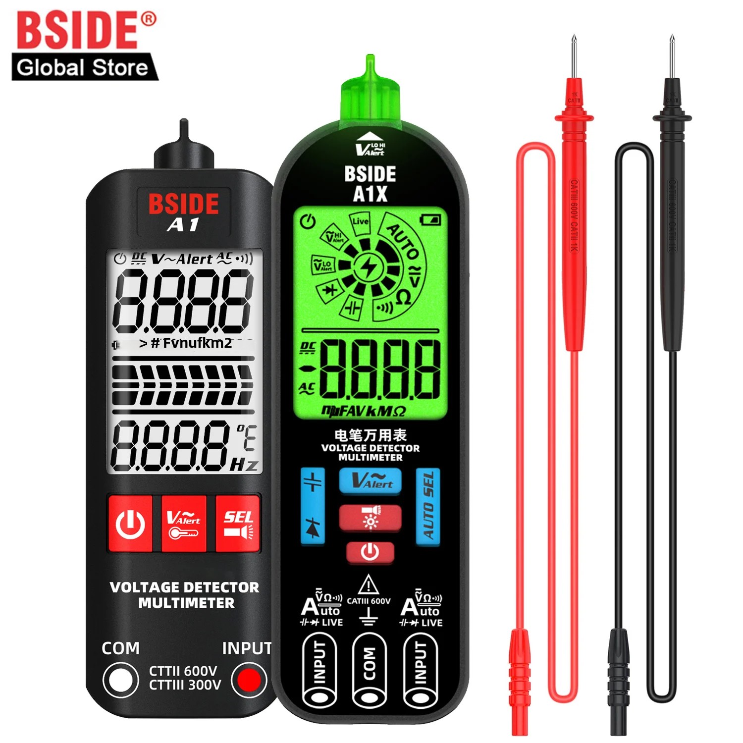 BSIDE A1/A1X Smart Digital Mul - Usb Ammeter Tester recension och pris
