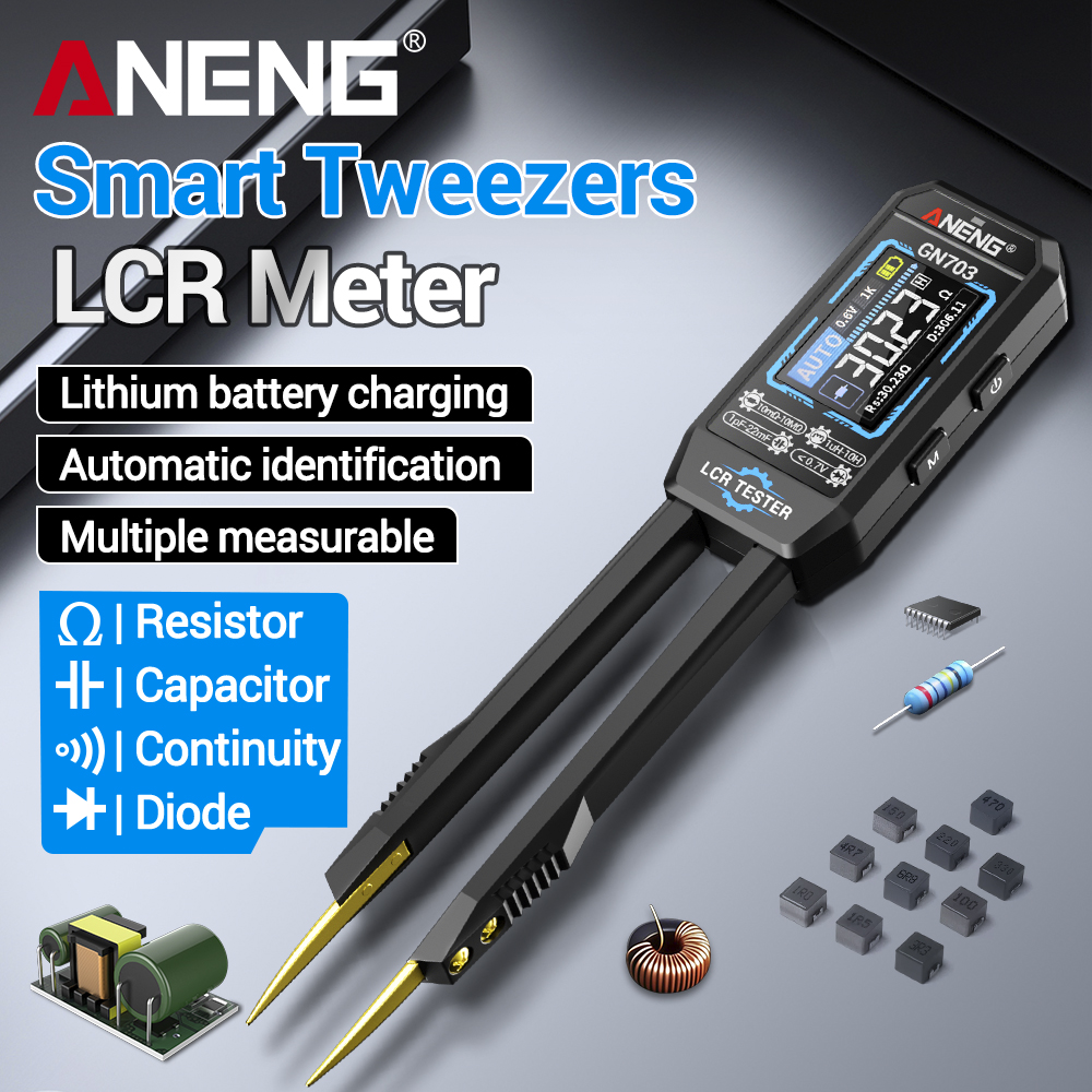 ANENG GN703 Smart Tweezers LCR - Smd Tweezer Set recension och pris