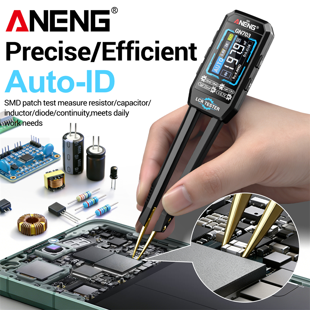 ANENG GN703 Smart Tweezers LCR - Smd Tweezer Set recension och pris