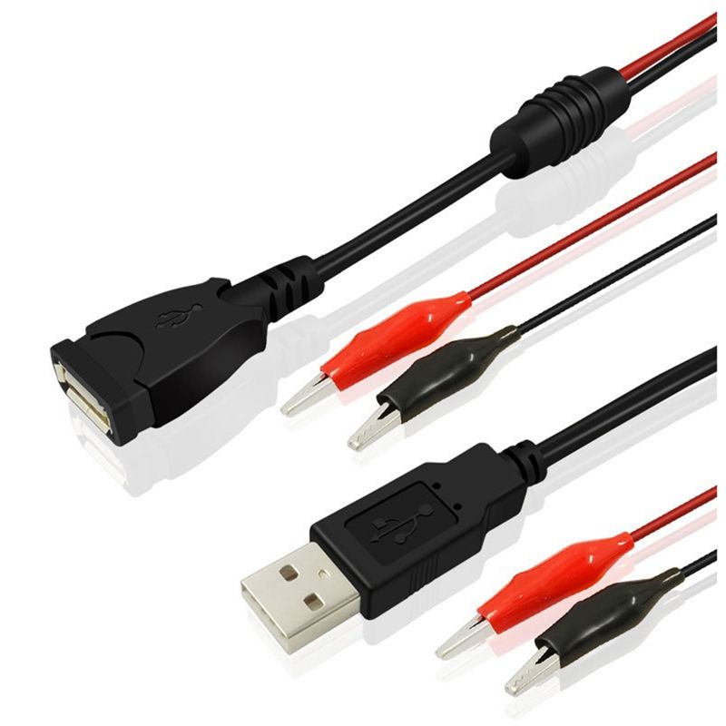 A01E-2Pcs USB Alligator Clips  - Usb Ammeter Tester recension och pris
