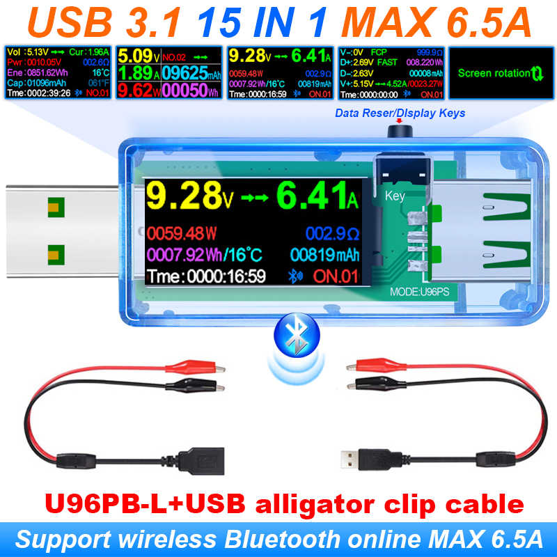 15 IN 1 USB 3.1 Tester DC Digi - Usb Ammeter Tester recension och pris