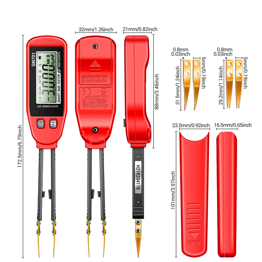 GN701 Mini Smart Tweezer LCR S - Smd Tweezer Set recension och pris