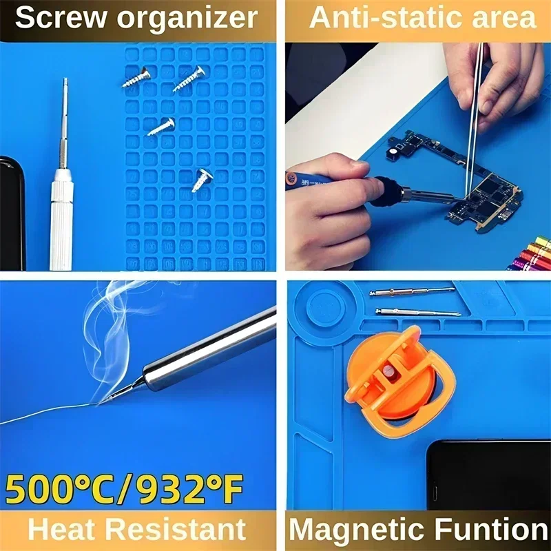 Magnetic Mat Silicone Repair M - Electronics Repair Desk recension och pris