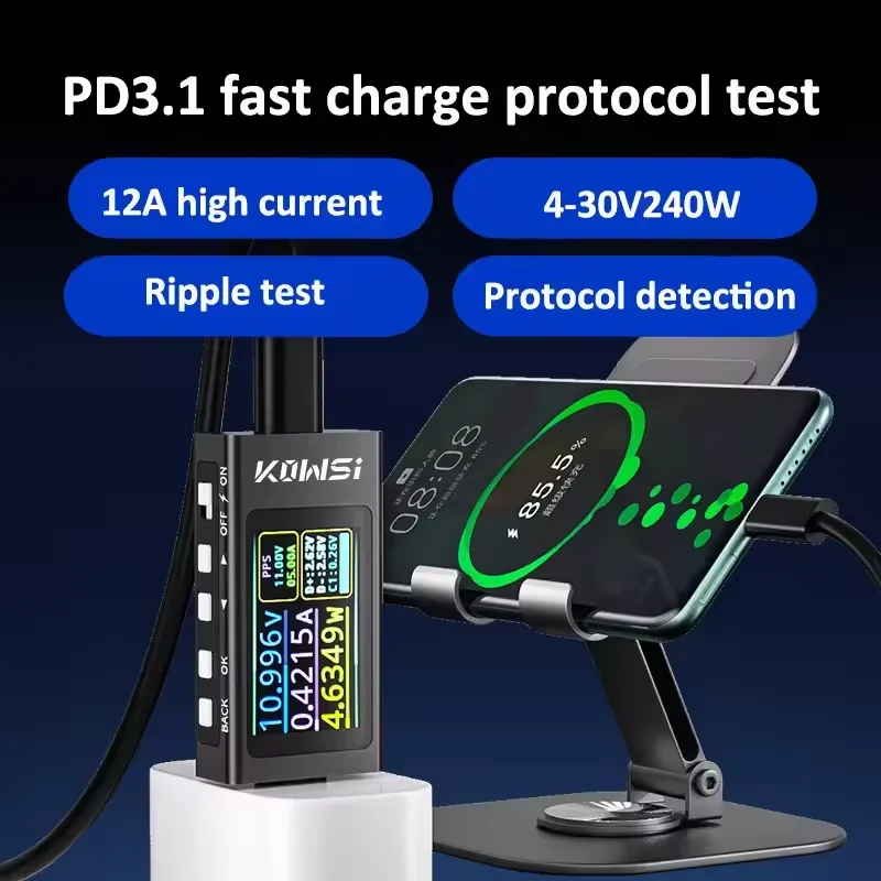 KWS-X1 Type-C Current and Volt - Usb Ammeter Tester recension och pris