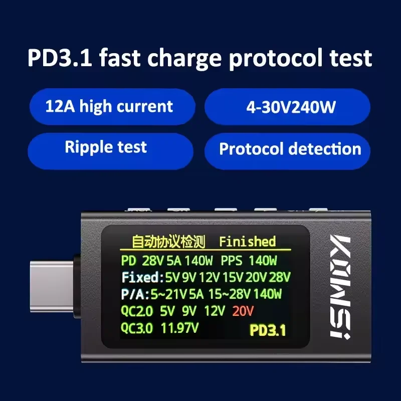 KWS-X1 Type-C Current and Volt - Usb Ammeter Tester recension och pris