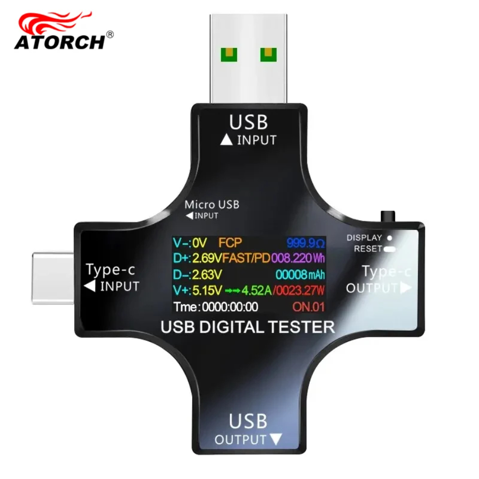 USB Tester DC Type-C PD Digita - Usb Ammeter Tester recension och pris