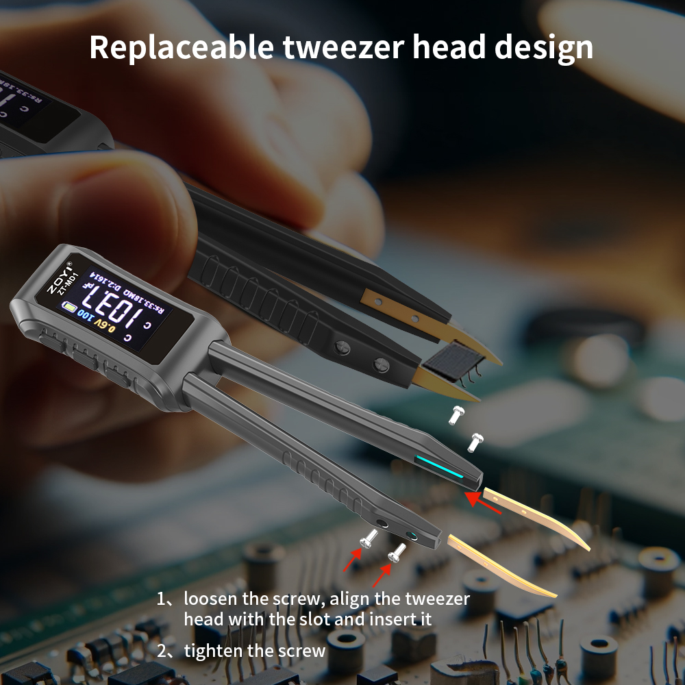 ZOYI MD1 Mini Smart Tweezer LC - Smd Tweezer Set recension och pris