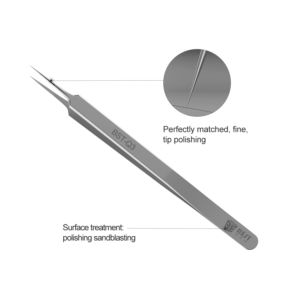 1Pcs Precision Fine Pointed Tw - Smd Tweezer Set recension och pris