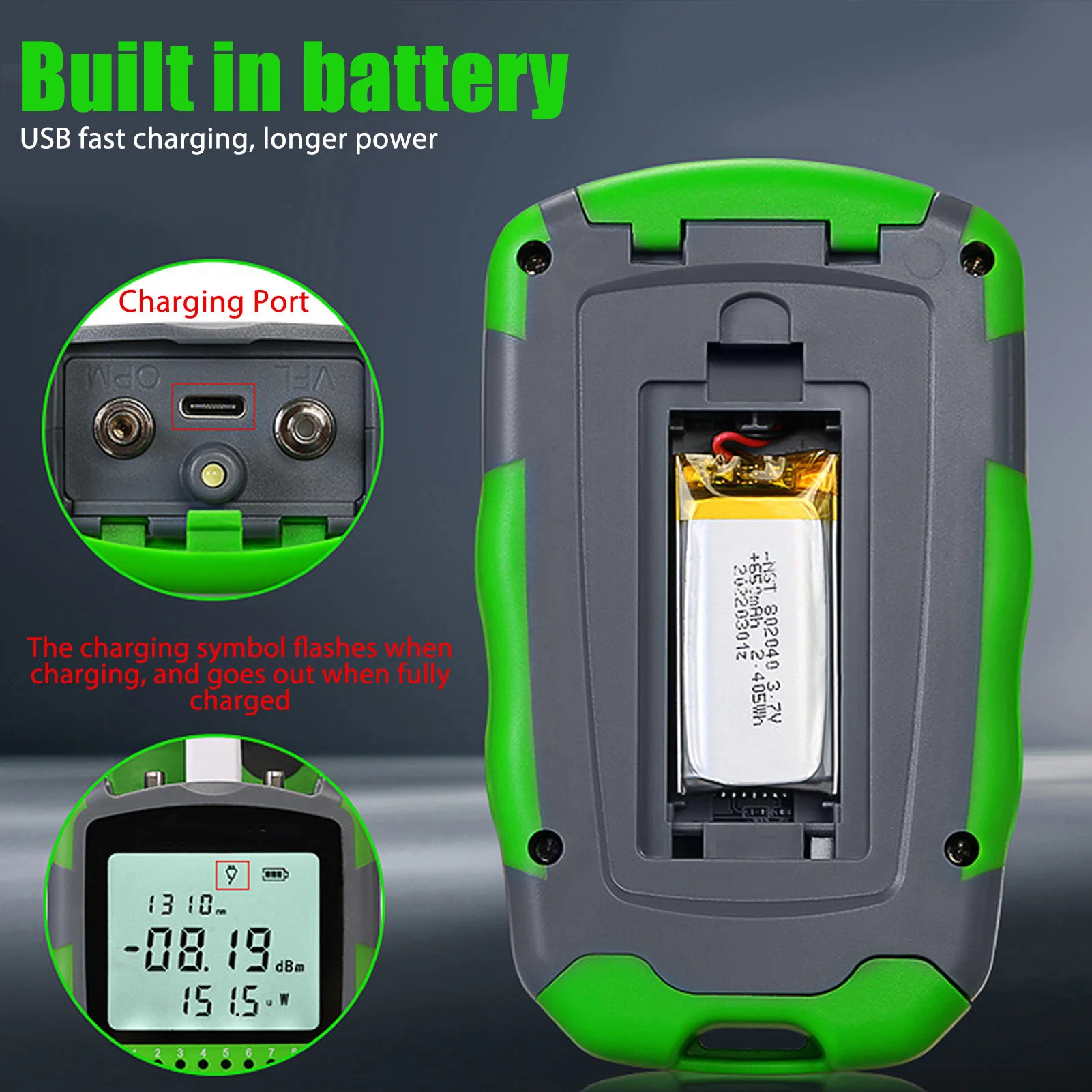 Red Light  Optic Cable Power T - Usb Ammeter Tester recension och pris
