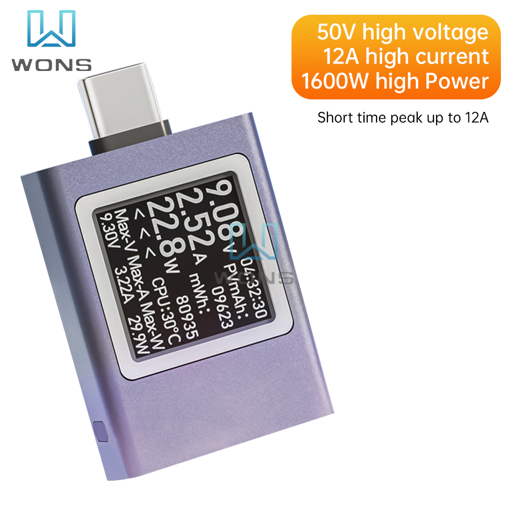 DC 4.5-50V 0-12A Multi-functio - Usb Ammeter Tester recension och pris