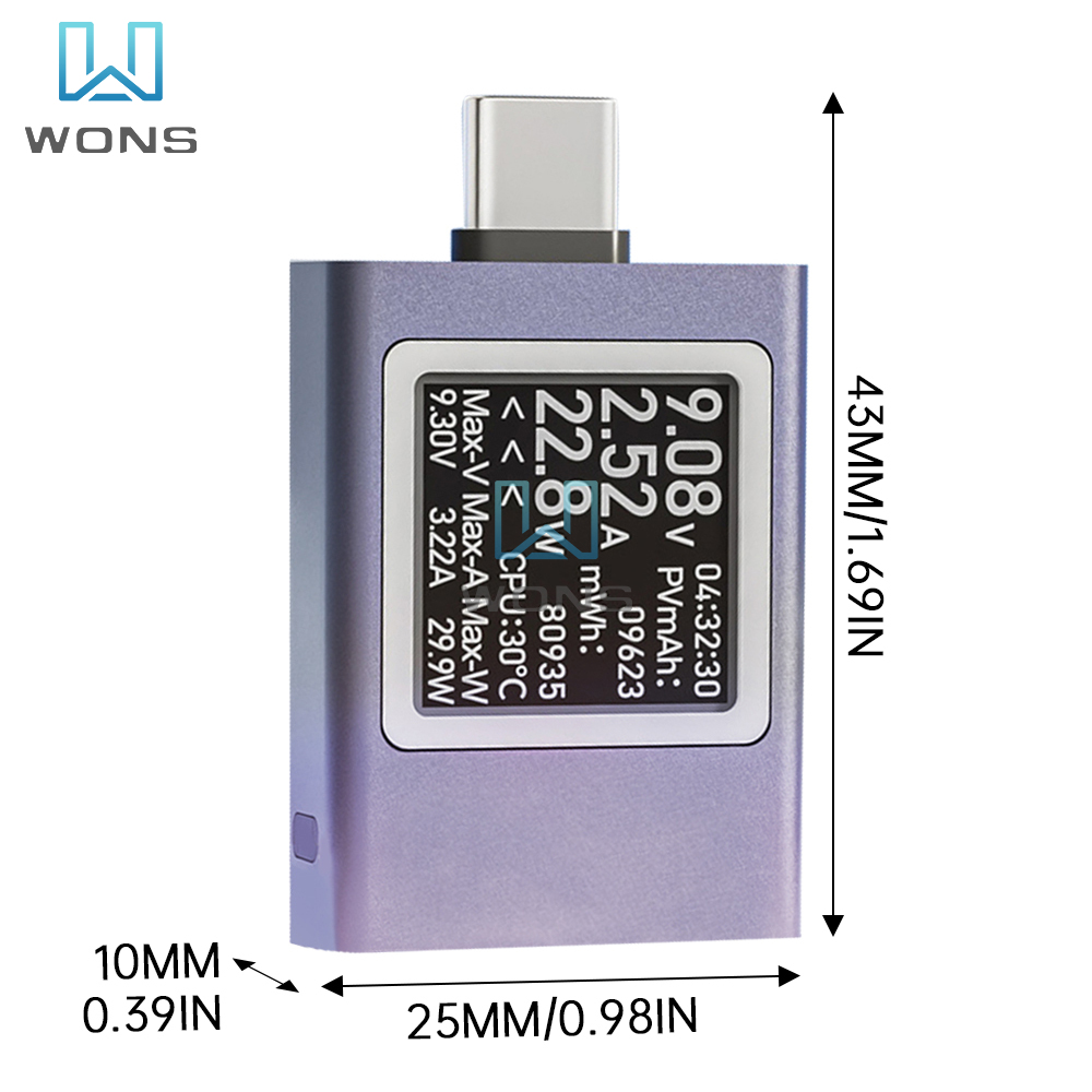 DC 4.5-50V 0-12A Multi-functio - Usb Ammeter Tester recension och pris