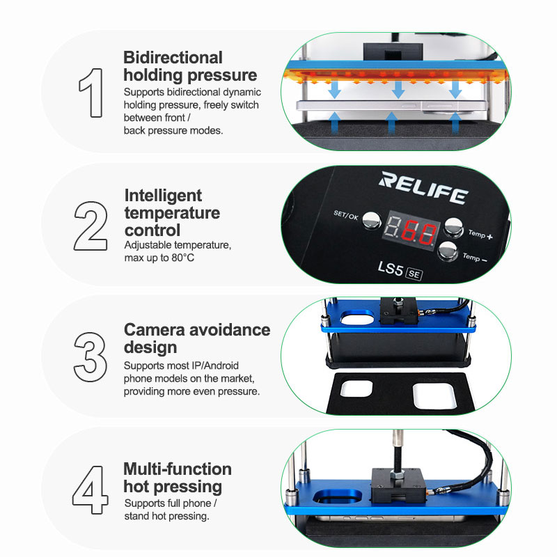 RELIFE LS5 SE Heating and Hold - Electronics Repair Desk recension och pris
