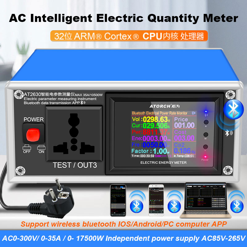 AT2630 AC Ammeter Voltmeter Di - Usb Ammeter Tester recension och pris