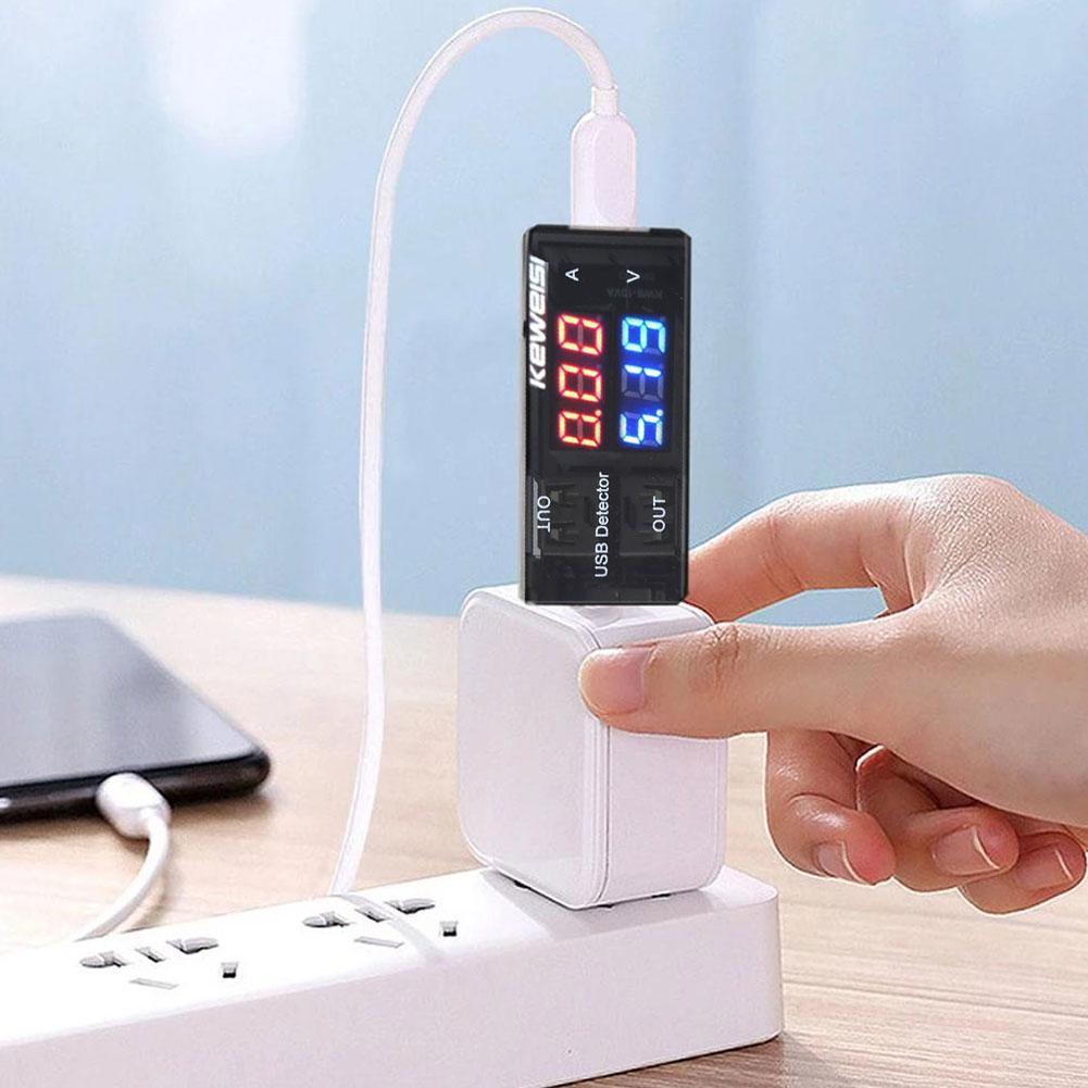 Dual Digital USB Current Volta - Usb Ammeter Tester recension och pris